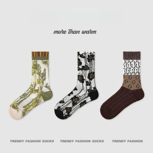 Stylish Breathable Lightweight Mesh Mid-calf Socks