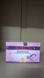 (Hồng) Viên uống GIẤC NGỦ VÀNG HD HỒNG 30v hỗ trợ giấc ngủ tăng tuần hoàn máu não