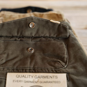 Marolio American Selection ~ Heavy Weight Washed-out Vintage Hat Pure Cotton Casual Pants Distressed Straight Cargo Pants