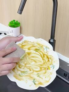 Cooker King | Bọt Biển Kháng Khuẩn Cho Bếp Từ Vải Sợi Gỗ Thiên Nhiên