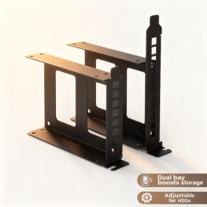 2.5" to 3.5" In Hard Drive Tray Holder for PCI SSD HDD Metal Mounting Bracket Adapter Hard Disk Tray Bracket Hard Drive Adapter