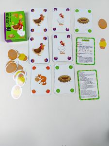 Chicken Chuchu Board Game Portable Card Early Childhood Games Matching Interactive Party Puzzle Thinking Training Toys 5 Years Old +