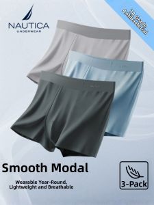 Nautica | Sericin Modal New Mens Boxer Briefs 3 Pack
