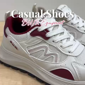 BUM Equipment Womens Shoe BEY99345/BEY99346 White x Beige/White x Maroon - Kasut Wanita Kasual Selesa Sneakers