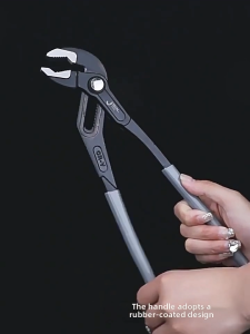【Ready Stock&COD】DIVATEN Chrome Vanadium Steel Clamp Wrench Adjustable Industrial Grade Water Pump Pliers Compact Rust Prevention Multifunctional Tool