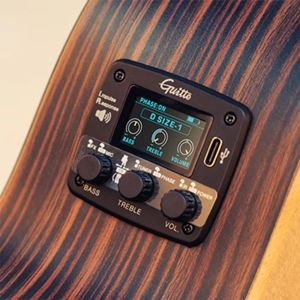 Đầu Thu Âm Đa Chức Năng GGP-04 Cho Guitar Acoustic/classical Tích Hợp Rung Kỹ Thuật Số Phát Trực Tiếp EQ Chất Liệu Nhựa