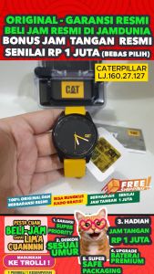 JAM CATERPILLAR ORIGINAL CATERPILLAR CAT LJ.160.27.127 - MEN CT - Resin - Kuning - JAMDUNIA / JAM DUNIA JD18  JAM TANGAN PRIA JAM PRIA JAM TANGAN ANTI AIR $ JAM TANGAN CATERPILLAR ORIGINAL LJ 160 27 127 CATERPILLAR LJ.160 CATERPILAR LJ160