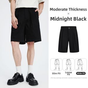 Navigare | Cotton White Casual Shorts Mens Summer New Loose Wide Fit