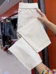Summer Thin Cotton Casual Pants Women Loose Slimming Harlan Pants Fashionable All-Match Pure Cotton Carrot Pants Nine-Piece