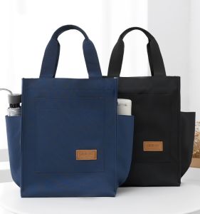 Primary and Secondary School Student Tuition Bag School Handbag Large Capacity Carrying Book Bag Art Bag Thickened Waterproof A4 File Bag