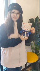 2025 Game  Idol Doll Cosplay Kaedehara Kazuha Plush Doll 20cm Soft  Plushie Dolls Pendant Valentines Day Gift