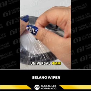 WERACE Selang Air Wiper Kipas Kaca Depan Mobil Windshield Washer Hose 100Cm 1 Meter Universal