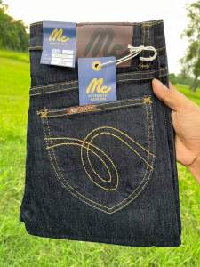 กางเกงยีนส์ผู้ชายผ้ายืดทรงกระบอกเล็ก มี5สี เอว 28.42