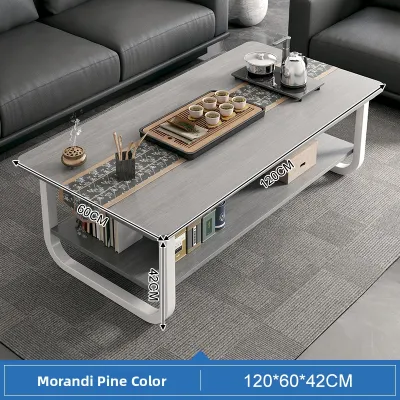 Modern Minimalist Coffee Table Small Office Desk Living Room Sofa Side Table Simple Design Home Furniture New 2024 Model