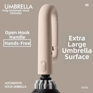 Sturdy Large Automatic Umbrella For Students Windproof Sun Rain