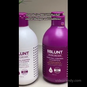 BBLUNT Hair Fall Control Shampoo & Conditioner Combo for Stronger Hair - (300 ml + 250ml)