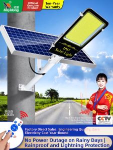 Solar Outdoor Light Auto-On at Dusk High-Power Waterproof