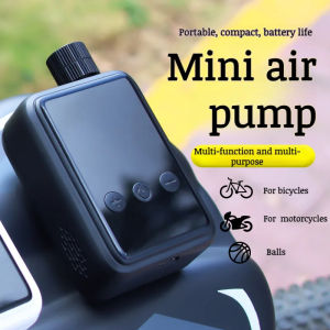 Electric Bicycle Pump 120 PSI Mini Tire Pump with Digital PSI Pressure Gauge