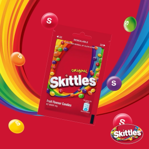 [Bundle of 3] Skittles Original 45G [Snack/Candy/Sweet]