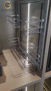 PULL OUT BASKET (2 SIDE) CHROME