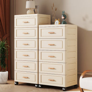 Drawered Thick Storage Box Bedside Organizer Large