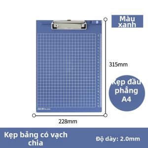 deli | Tệp Kiểm Tra Thực Đơn Bảng Viết A4 Kẹp Chắc