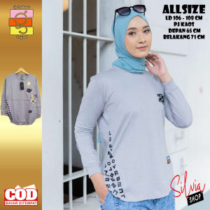 KAOS GYL TERBARU 2024 FASHION ATASAN WANITA LENGAN PANJANG FASHION HIJAB STYLE KEKINIAN TRENDY