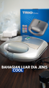 TRIO Non-Stick Coating Waffle Maker TWM-9017 with Easy Clean Design