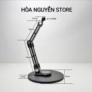 chân màn hình arm xoay 360 độ cho màn hình di động máy tính bản điện thoại