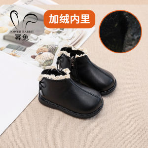 Girls Chelsea Boots Soft Sole Baby Shoes Winter Fashion Short Boots Toddler Learning to Walk Shoes Anti-Slip Wear Resistant Rubber