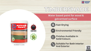 Nippon Timbershade Paint for Wood and Metal (1L / 5L)