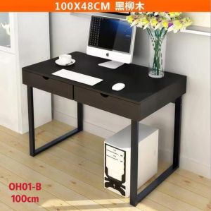 100cm 120cm Computer Table / Home Office Minimalist Desk with 2 Drawers