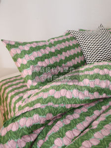 Vải Cotton Nguyên Chất Họa Tiết Hoa Nhỏ Phong Cách Bình Yên Đơn Vỏ Chăn Vỏ Gối Họa Tiết Chéo Trẻ Em Mùa Xuân Hè