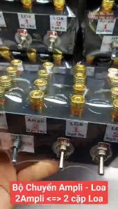 Bộ Chuyển Cầu Loa 3 CT 2 Ampli Dùng Cho 2 Cặp Loa Riêng Biệt