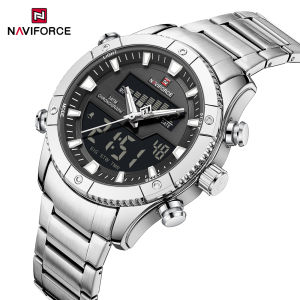 NAVIFORCE Original Watch for Men Brand New Double Display 30m Waterproof Multifunction Watch Luminous Date Day Watches NF9259