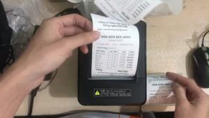Máy in hóa đơn Xprinter T80A khổ giấy 80mm máy in bill K80 dao cắt giấy tự động. Tặng kèm cuộn giấy K80. Máy in bill bán hàng trên Điện Thoại và Máy Tính