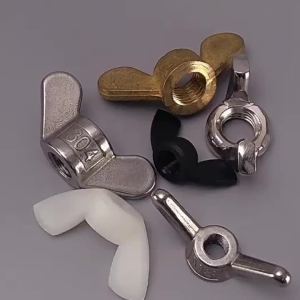 M3-M12 Stainless Steel Wing Nut 304/316 Grade Butterfly Type Hand Screw Nut No Tool Needed Industrial Connection Nuts