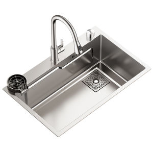 TAOSHI | Single Large Sink 304 Stainless Steel Undermount Thickened