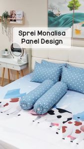 Monalisa Panel Design Sprei Uk 90 / 120 x 200 x T 20 - Motif Anak / Karakter Anak / Sprei Single