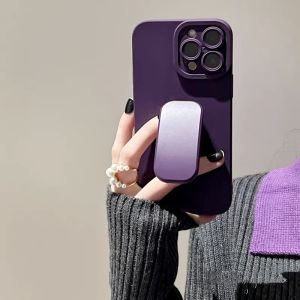 Premium Purple Silicone Full Cover Sliding Phone Case for Xiaomi Redmi K70/K50/K60/K30/K40S And Note13/11Tpro Protective Shell