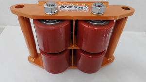 ์NASHI เต่าย้ายเครื่องจักร 6 ตัน 4 ล้อ PU เต่าลากเครื่องจักร เต่าลาก เต่า 4 ล้อ ลากเครื่องจักร