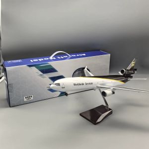 47CM Scale 1/130 Air UPS Airlines MD-11 Resin Diecast Airplane Model Aircraft With Wheels Landing Gears Collected Gift By Aviati