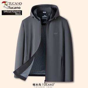 TUCANO | Spring Autumn Business Casual Mens Jacket Detachable Hood