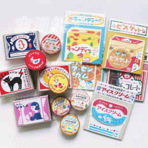 Ancient Street Parfait Paper Tape Stationery Cultural Business Supplies Calligraphy Tools Small Card Account Book Material