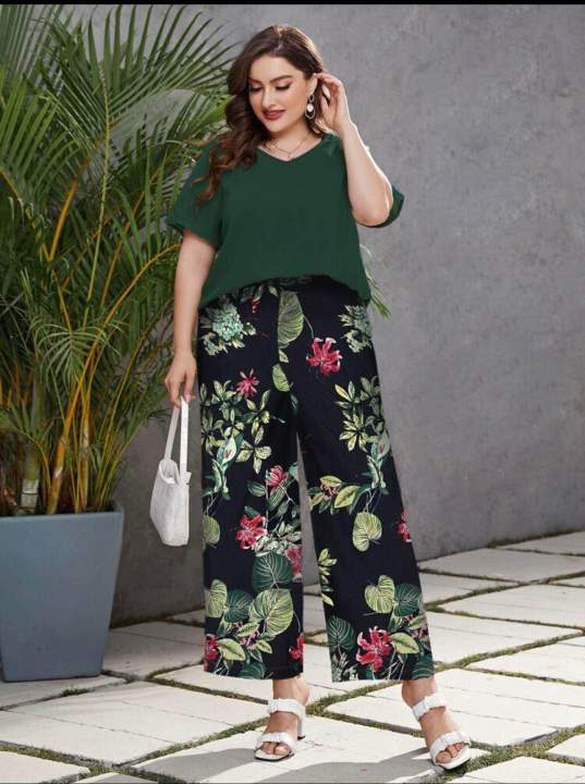 Plus size hotsell square pants outfit