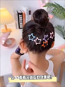 10PCS Star Hair Clip Colorful Korean Girl Group Side Hairpin Hair Accessorie BB Clip For Girl Female
