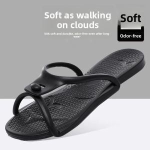 MONLEYTA | Foldable Portable Travel Slippers Anti-Slip Bathroom Beach Couple Business Hotel Bathing Men Women Use Monleyta H0613133507
