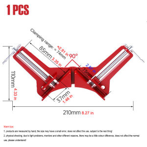 90° Right Angle Clamp Corner Holder Positioning Fastener for Photo Frame Cabinet Furniture Fish Tank Woodworking DIY Hand Tools