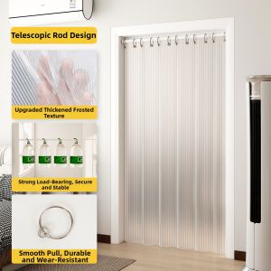 SHULIAN | Wind Blocking and Anti-Cold Air Curtain Transparent Easy Installable