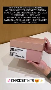 Sandal Wanita Alessa Strap: Desain Elegan & Berkualitas Tinggi